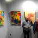 Visita de Antonio López a la exposición de Juan Manuel Lopez-Reina Noviembre de 2018