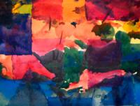 Pinturas de otoño. Watercolor. Exposición de Ezequiel de Hoya