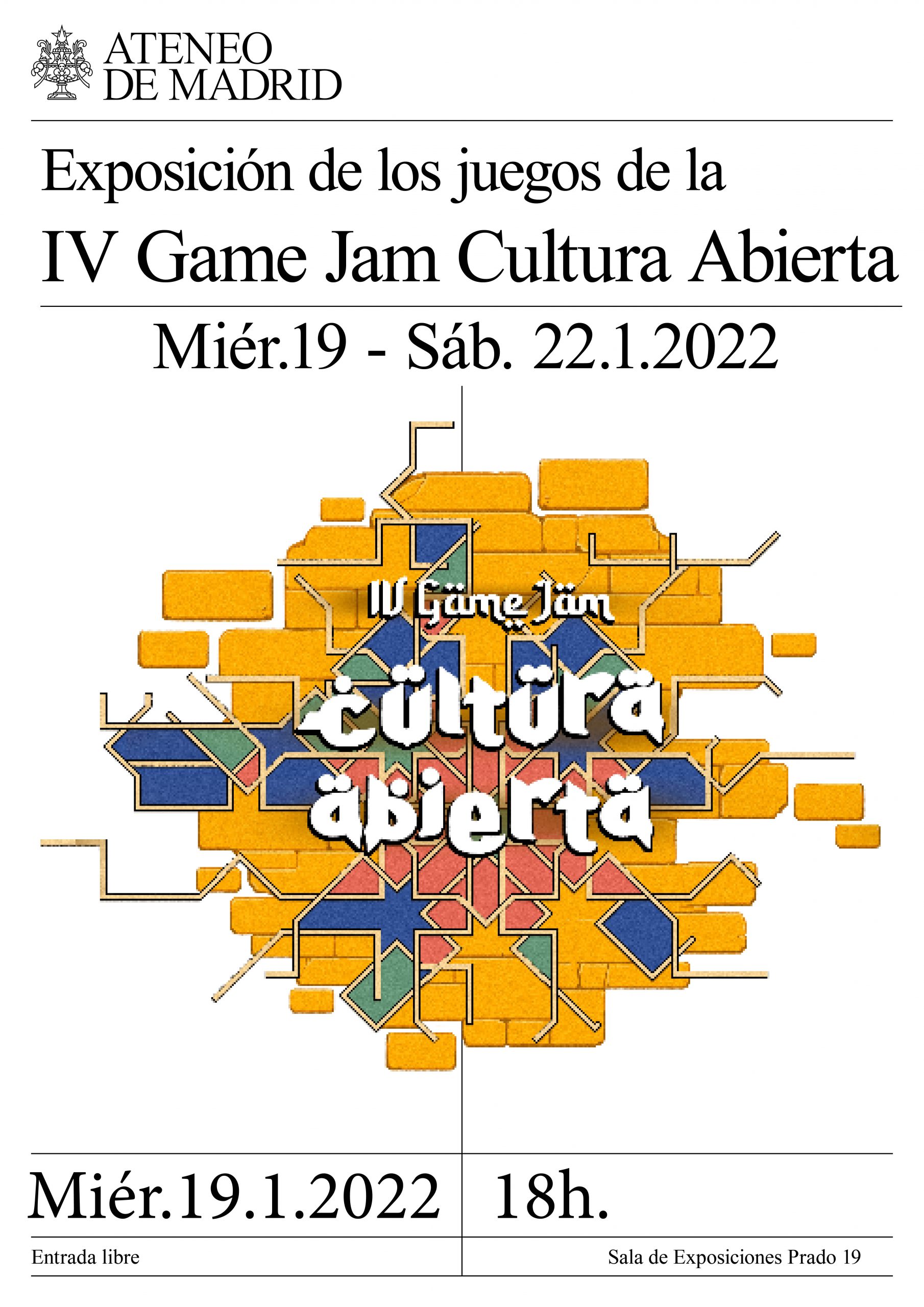 Inauguración de la exposición de la IV Game Jam Cultura Abierta