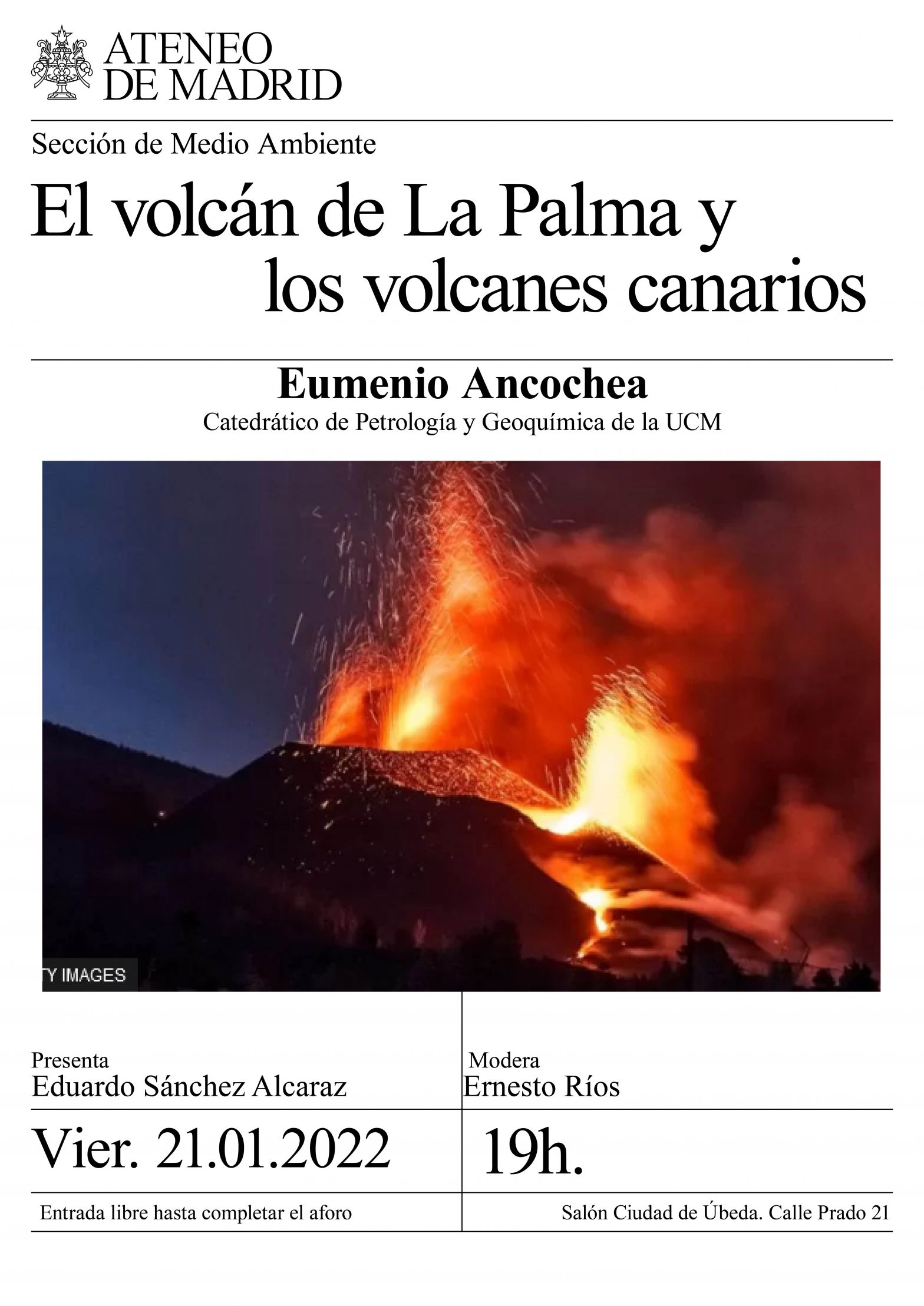 El volcán de La Palma y los volcanes canarios.