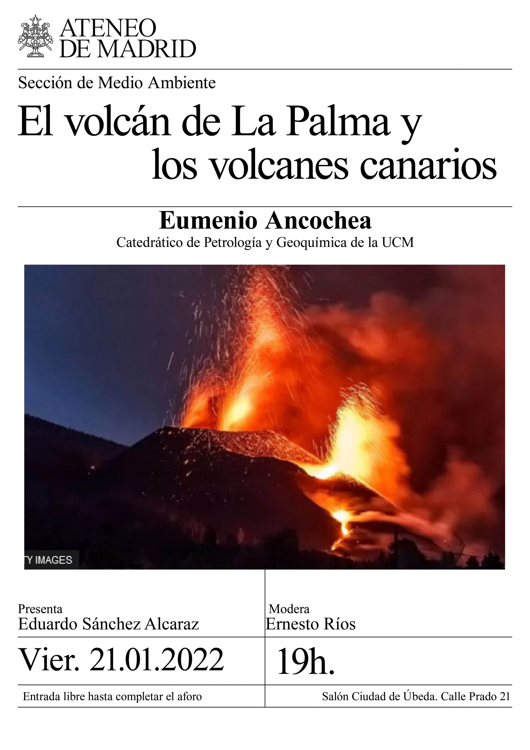 El volcán de La Palma y los volcanes canarios.